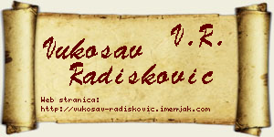 Vukosav Radišković vizit kartica